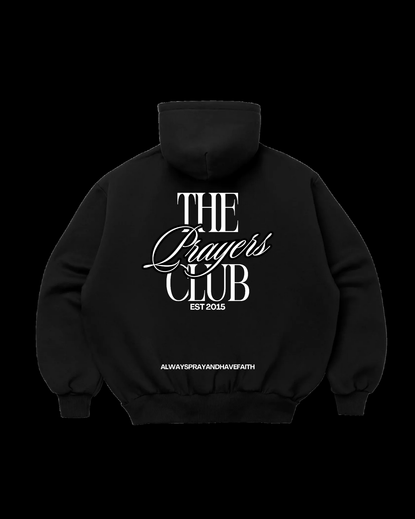 “In Prayer We Trust x Prayers Club ” - Hoodies | Front and Back | Custom Color